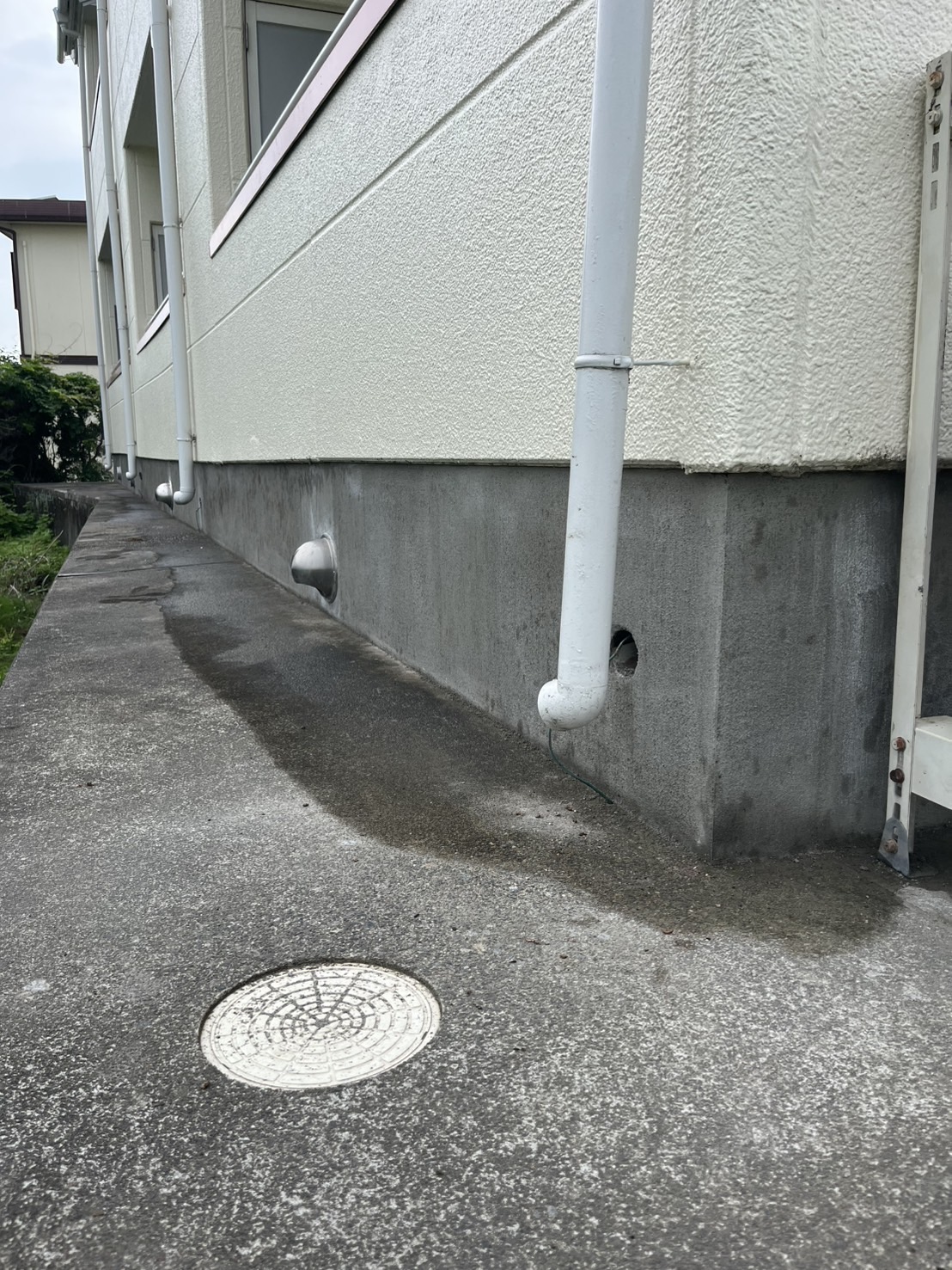 栃木県　地盤沈下　家の傾き　沈下修正　完成